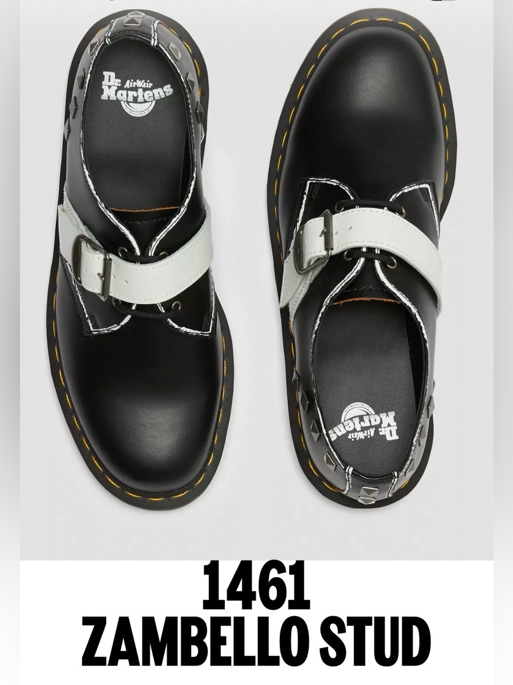 Dr. Martens 1461 Zambello Stud Derby Shoes Women’s size 7